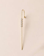 3 points Ear Pin Earring Cuff