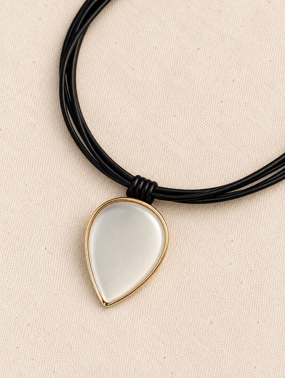 Leather One of One Necklace