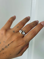 Floating Pear Ring