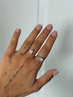 Floating Pear Ring