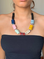 Chunky Adjustable Ceramic Necklace