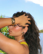 Gold Foil Earrings - ISABEL LEON LLC