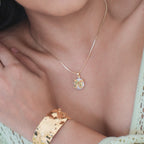 Mini Bow Pendant Necklace - ISABEL LEON LLC
