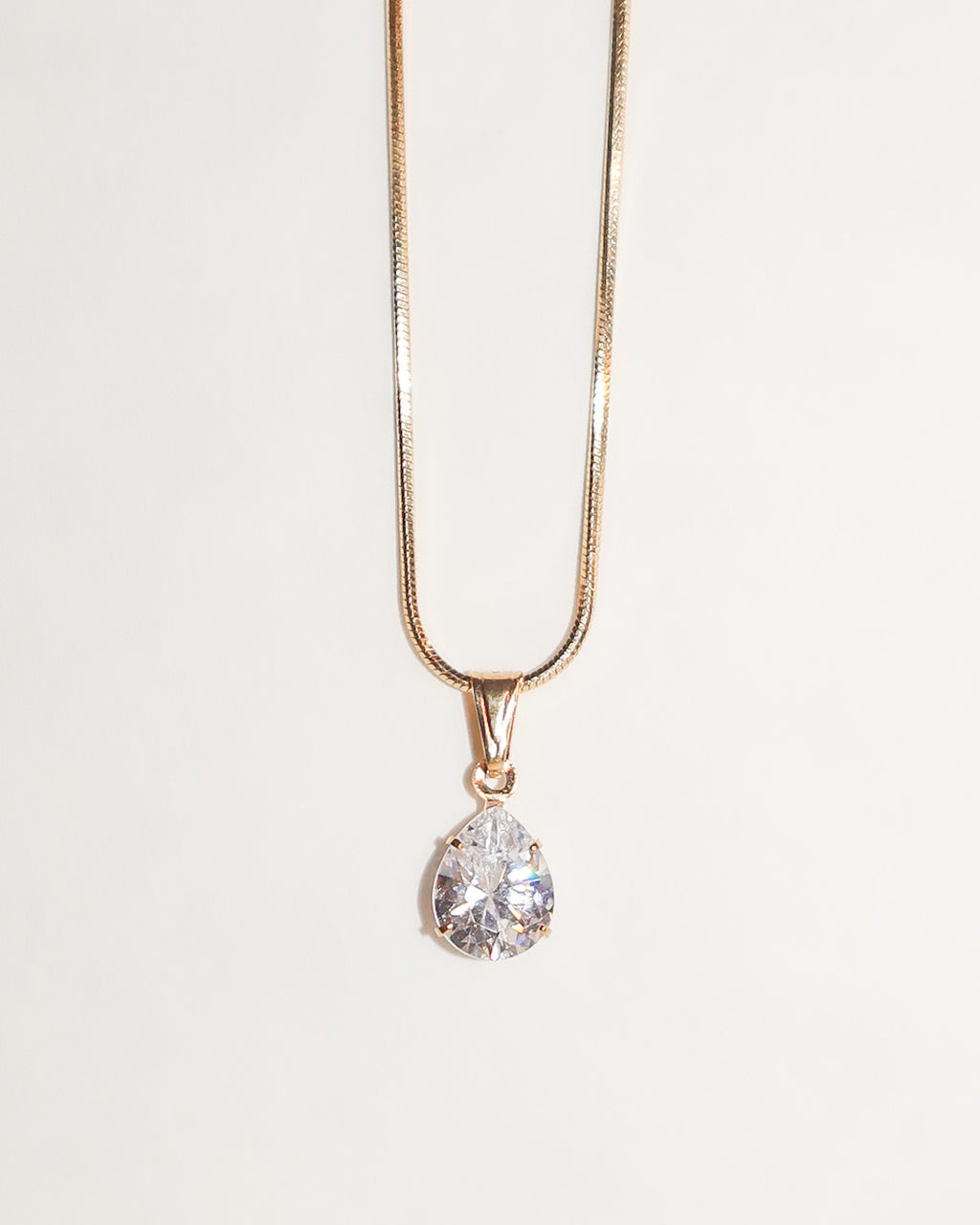 Snow Droplet Necklace