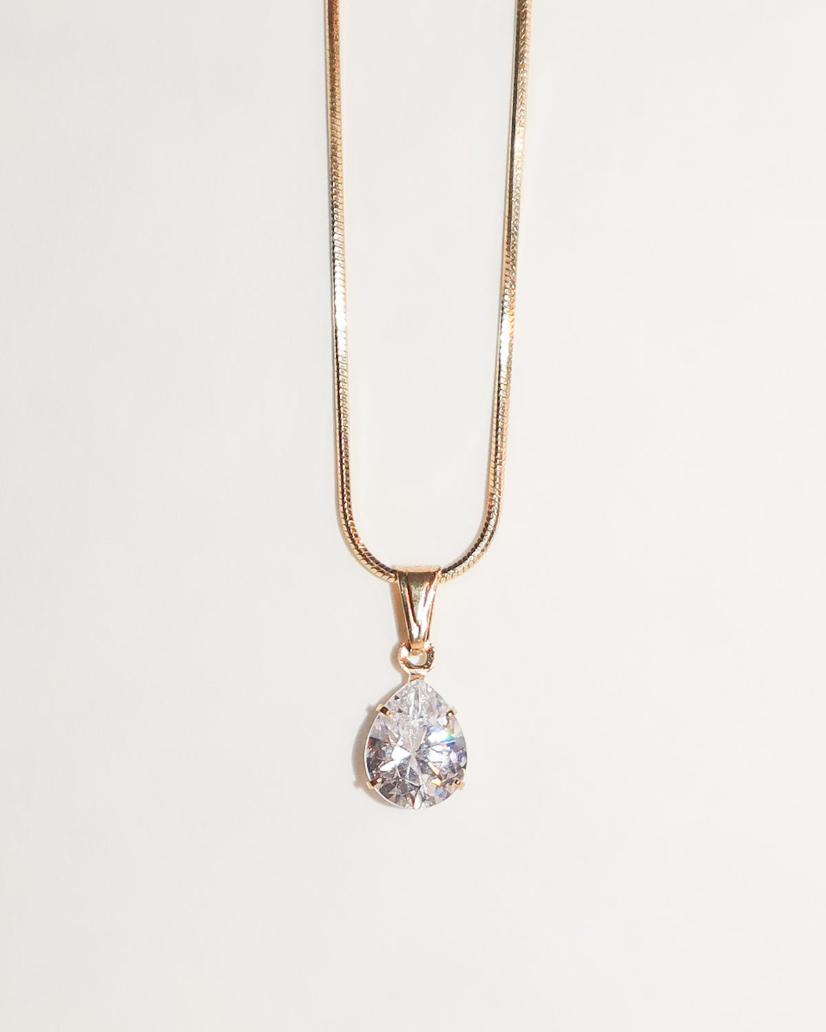 Snow Droplet Necklace