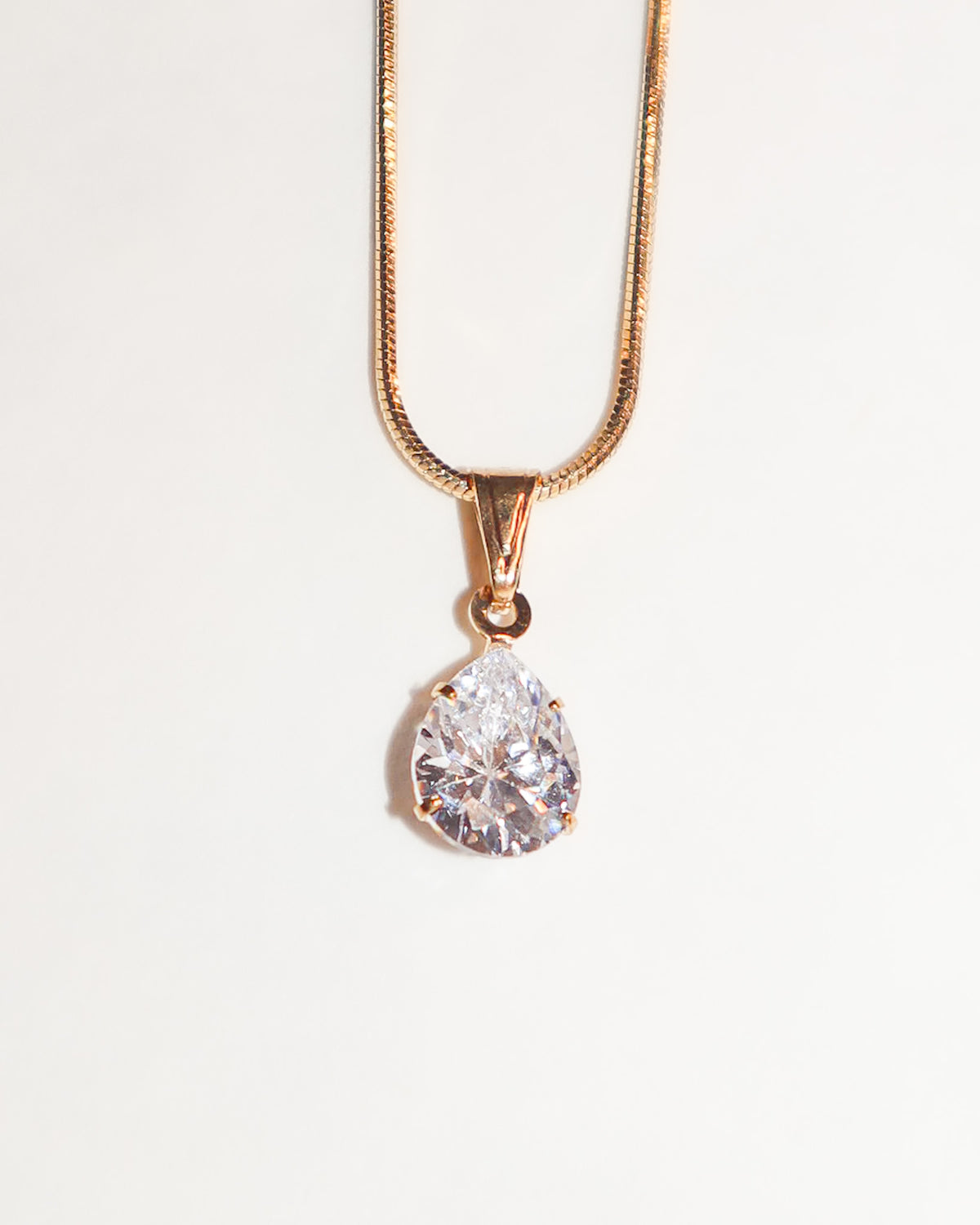 Snow Droplet Necklace
