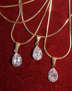 Snow Droplet Necklace