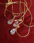 Snow Droplet Necklace