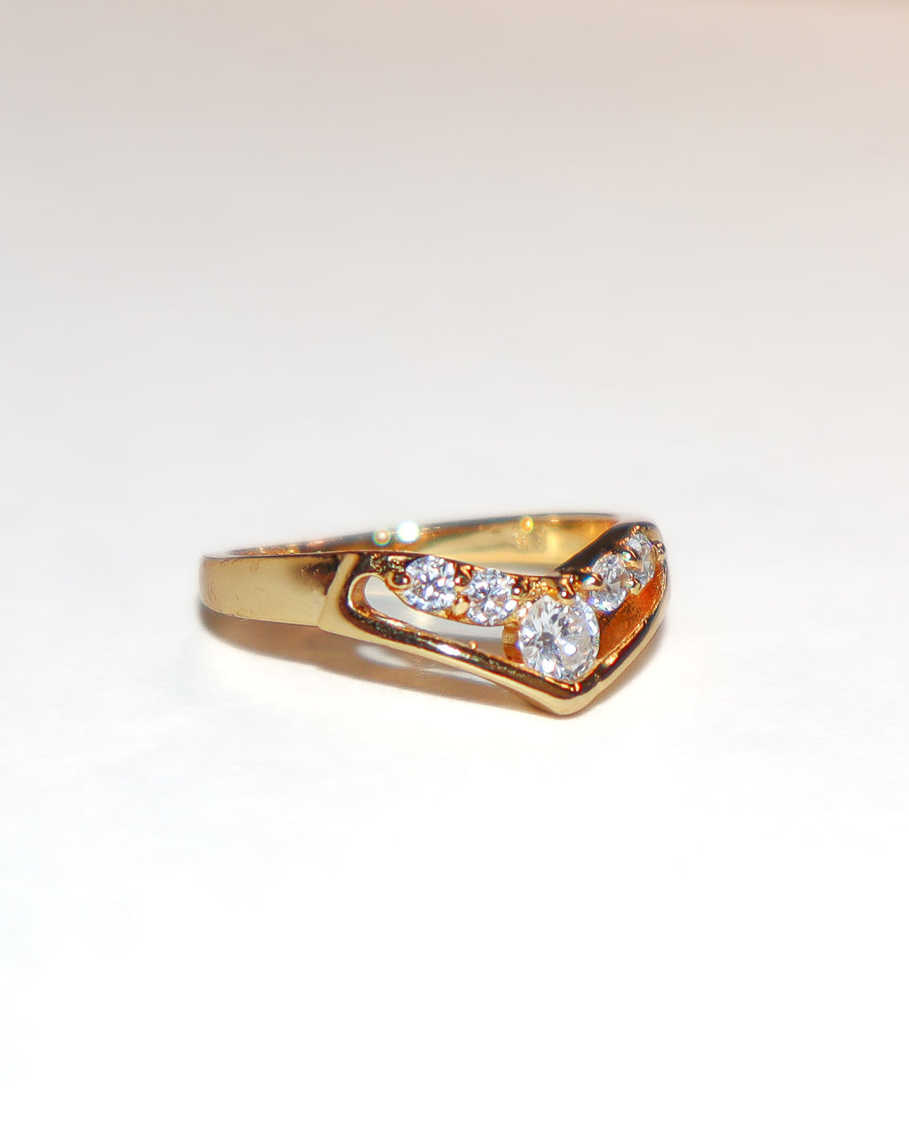 Isabel Leon gold Crown Ring