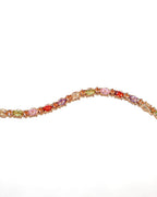 Colored Gemstone Tennis Bracelet