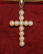 Collard Cross Choker Necklace